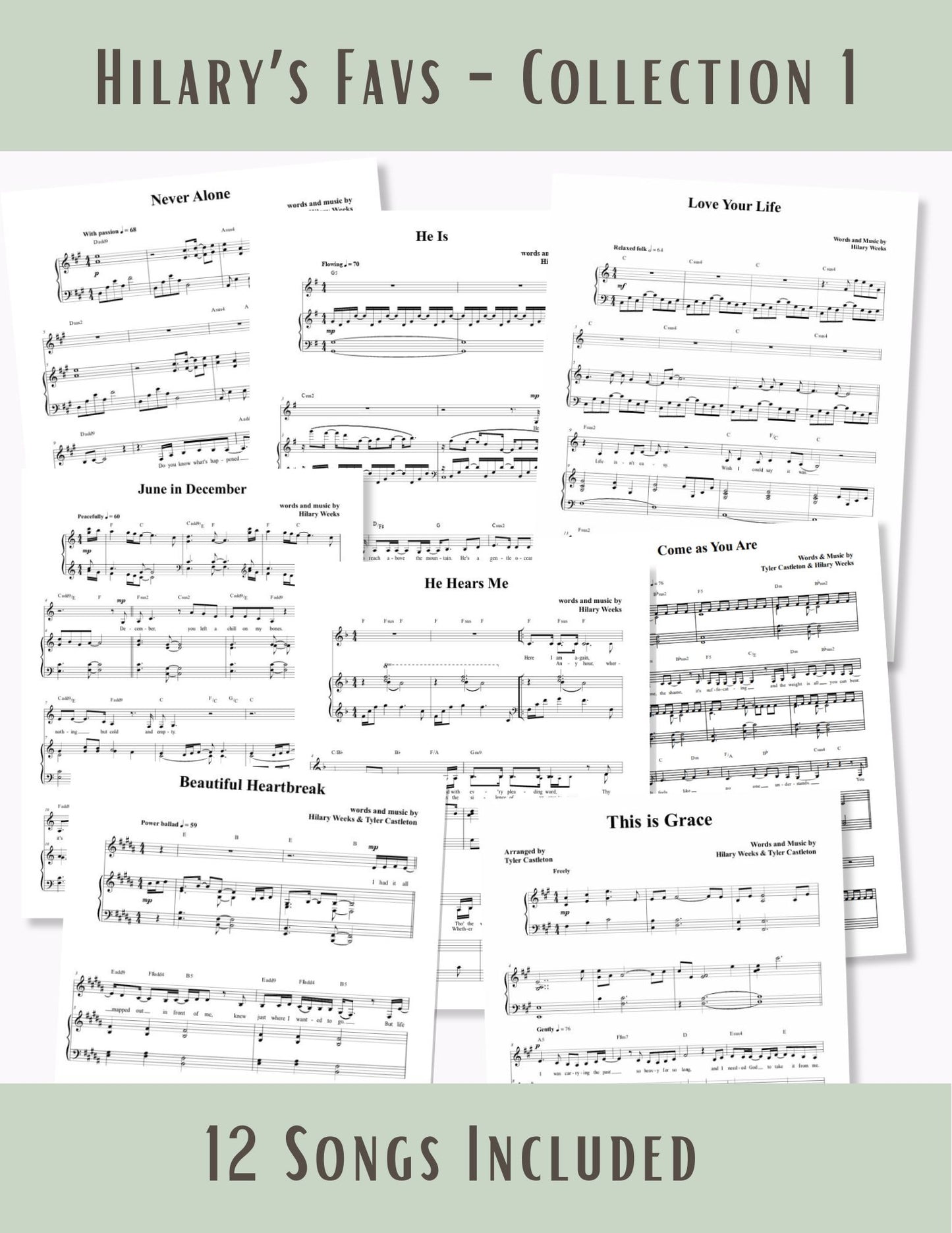 Hilary's Favorites Sheet Music Collection 1