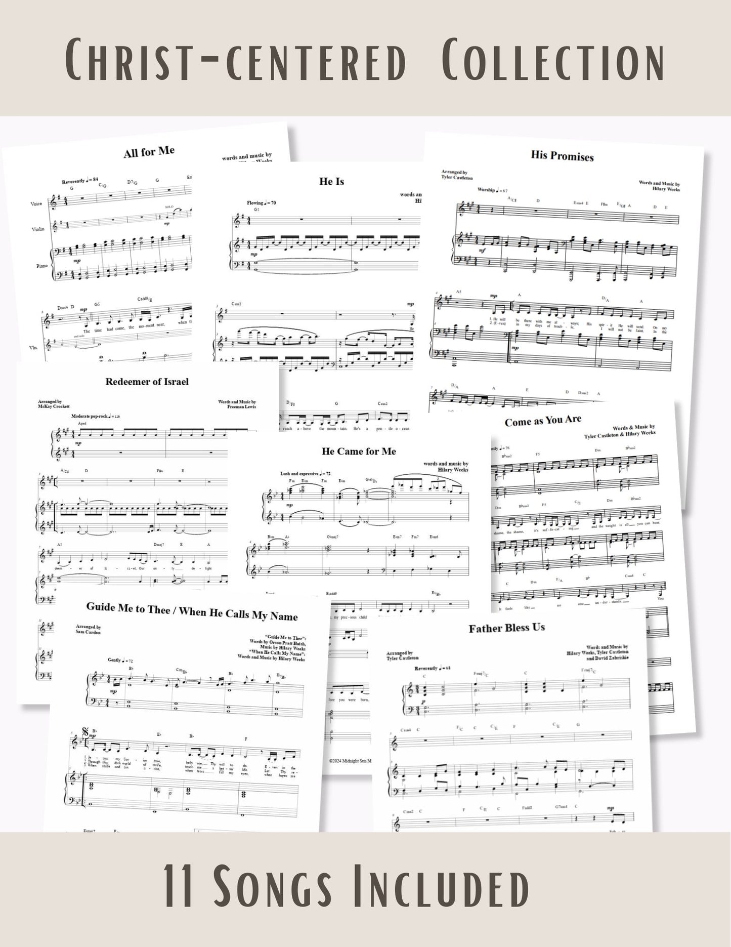 Christ-centered Sheet Music Collection