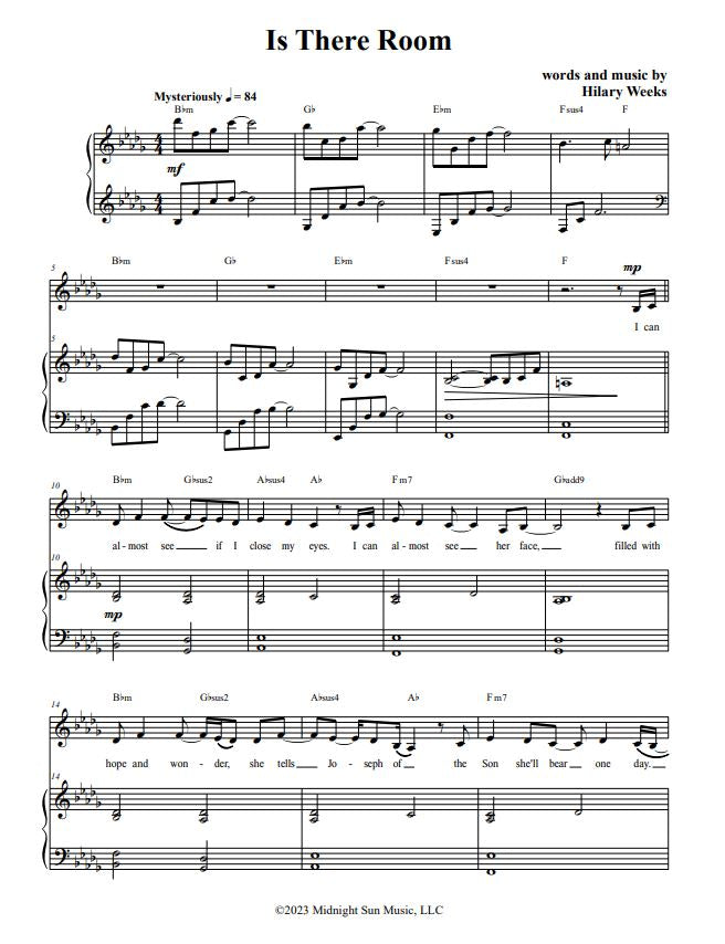 Is There Room | Sheet Music