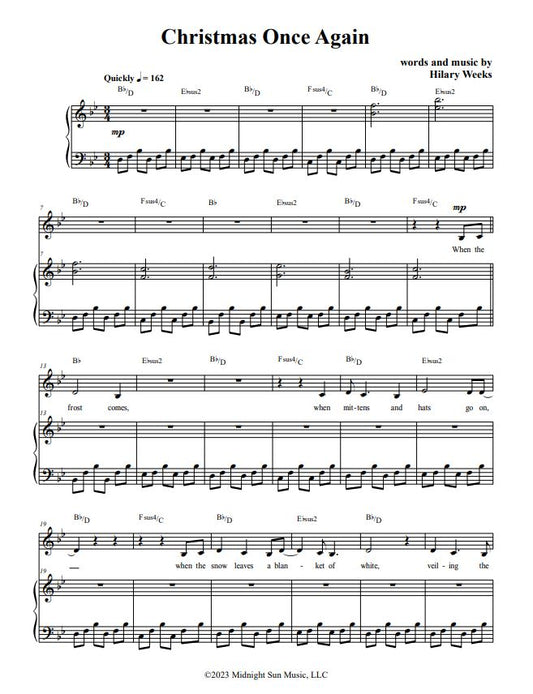 Christmas Once Again | Sheet Music
