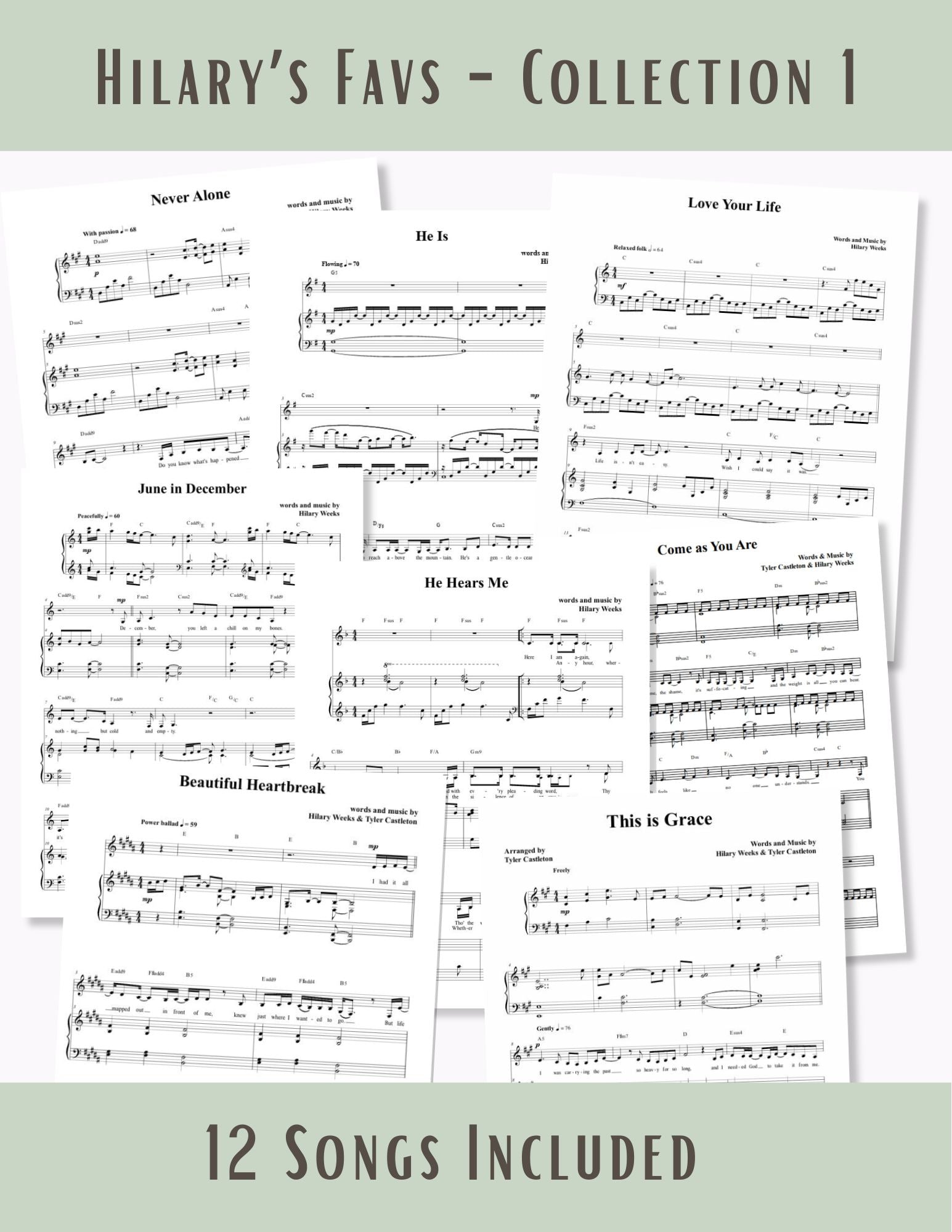 Hilary's Favorites Sheet Music Collection 1
