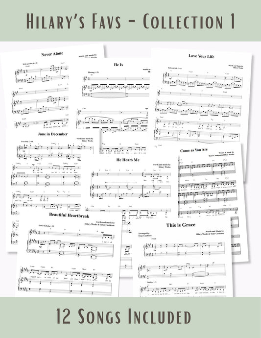 Hilary's Favorites Sheet Music Collection 1