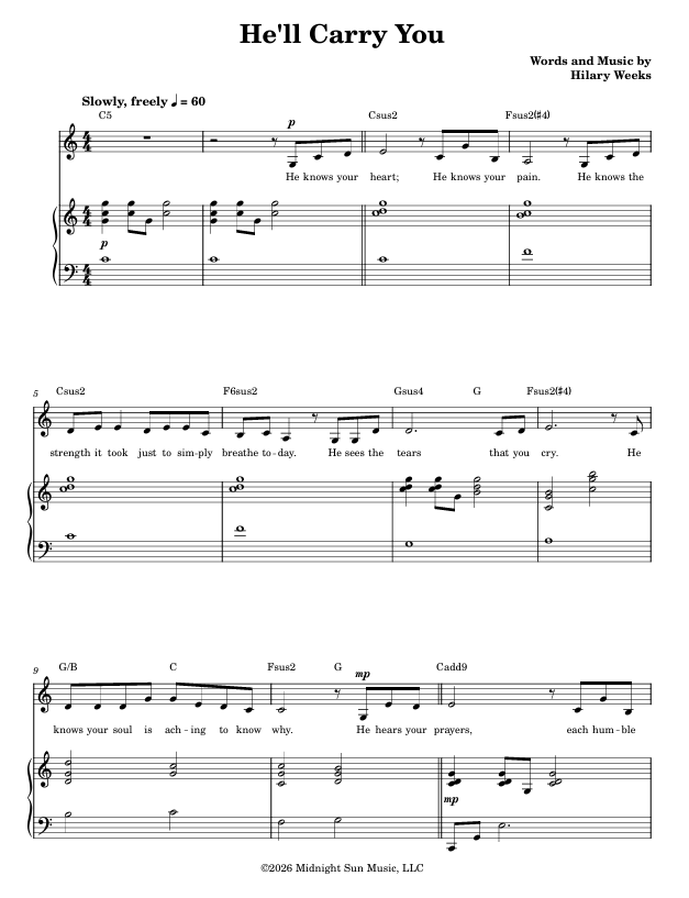 He'll Carry You