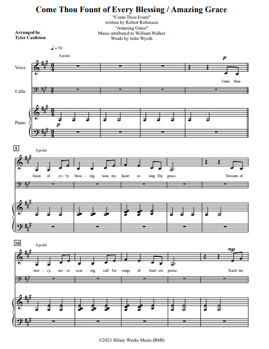Come Thou Fount & Amazing Grace