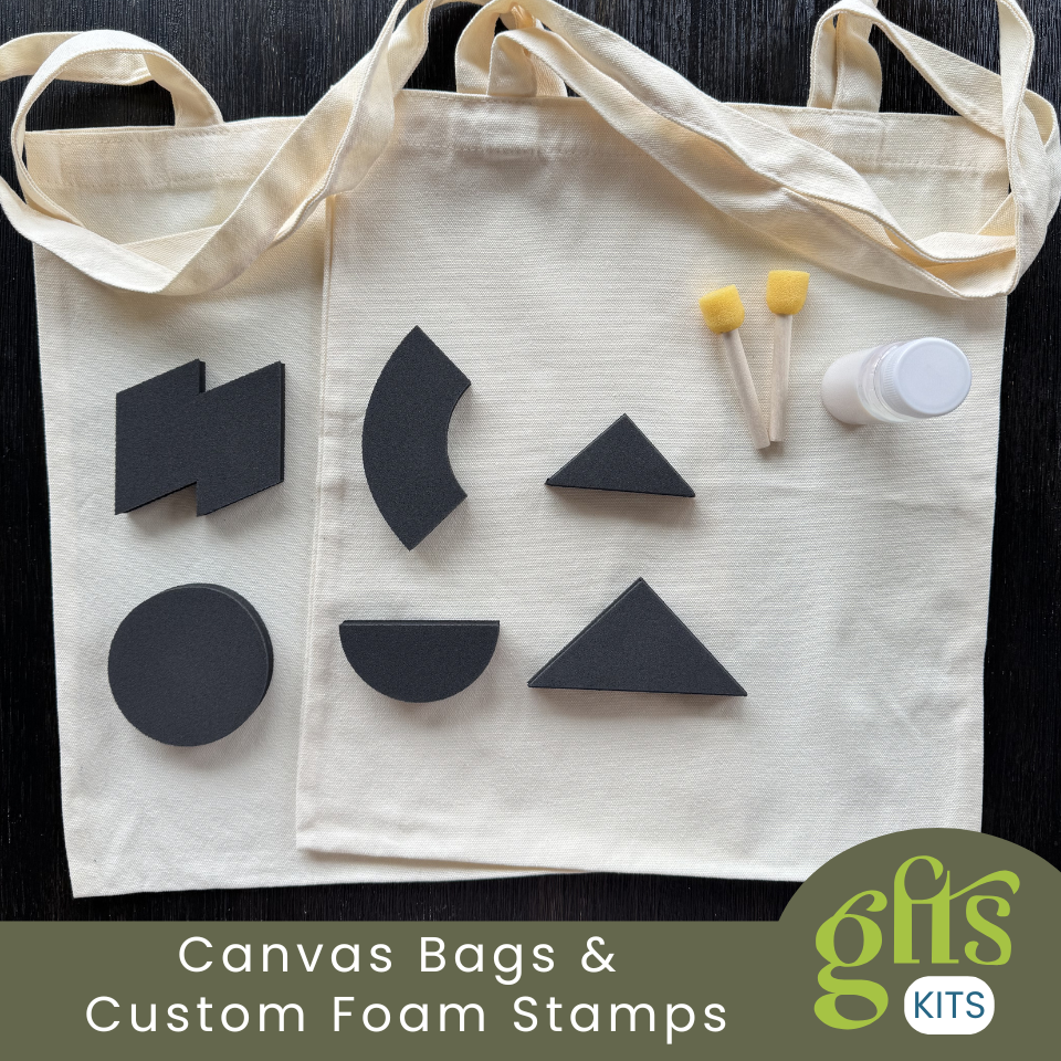 Canvas Bags and Custom Foam Stamps