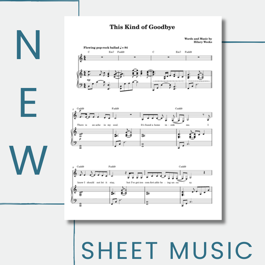 This Kind of Goodbye Sheet Music
